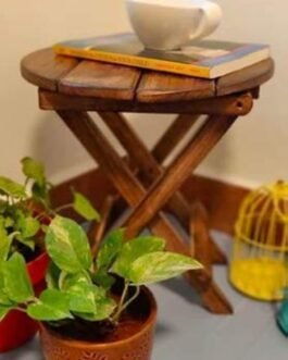 Care 4U ® Beautiful Wooden Antique Folding Side Table (Brown) Care 4U ® Beautiful Wooden Antique Folding Side Table (Brown)