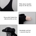 BROGBUS Polyamide High Elasticity Anti-Sweat Non-Wired Non-Padded Full Coverage Sports Bra for Women