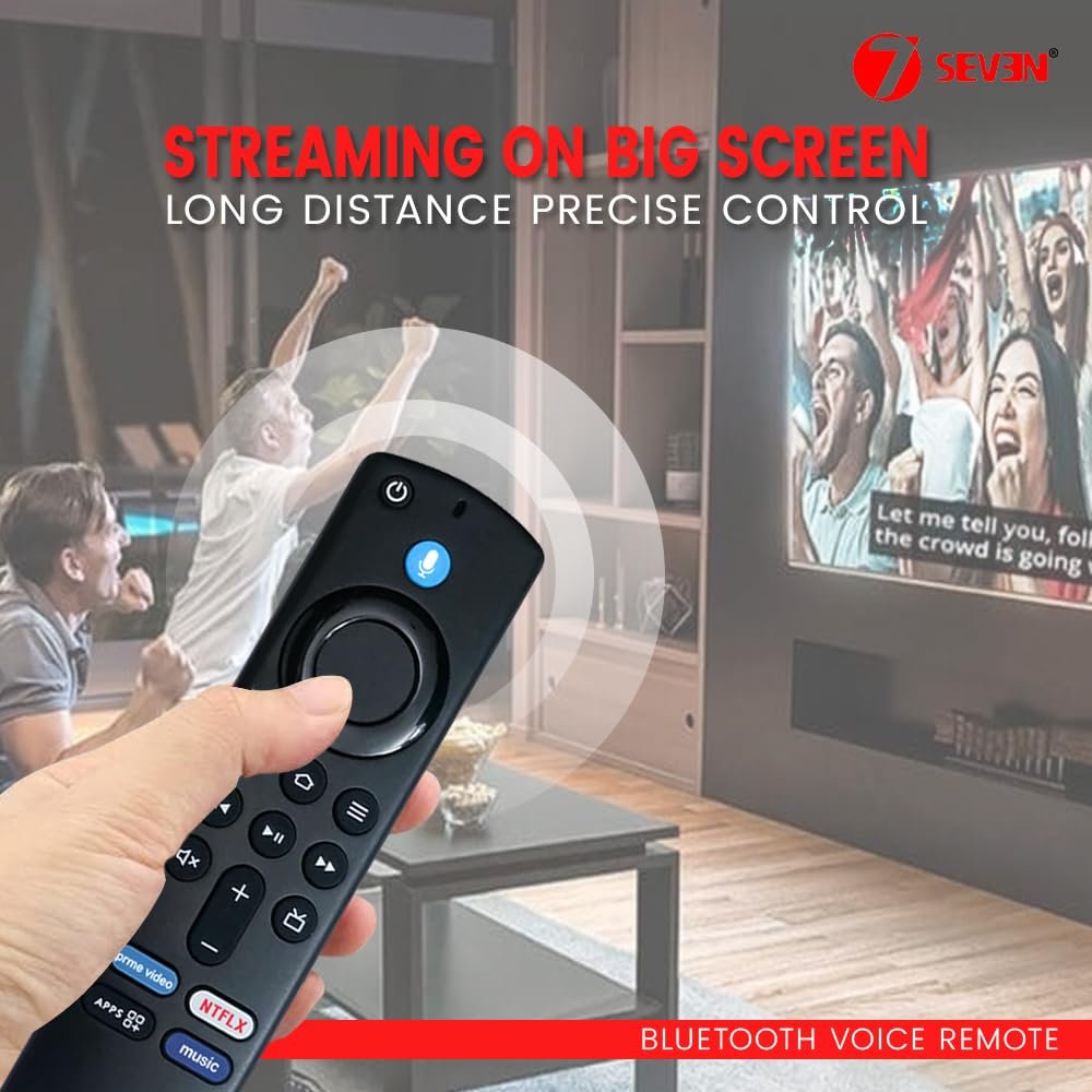 7SEVEN® Compatible with Fire Tv Stick Remote Original Model L5b83G S3L46N Only 3rd Generation Fire TV Stick 4K Device with Voice Bluetooth Remotes Control - Pairing Must, Refer Troubleshooting Steps - Image 6