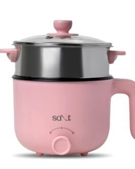 Salt FlexiCook Pro Multi Cook Kettle | 600W Power, Multi Power Mode | Stainless Steel Base with Non Stick Coating | Boil Dry Protection | Steamer & Egg Boiler | 1.2 Liters (Pink) Salt FlexiCook Pro Multi Cook Kettle | 600W Power, Multi Power Mode | Stainless Steel Base with Non Stick Coating | Boil Dry Protection | Steamer & Egg Boiler | 1.2 Liters (Pink)