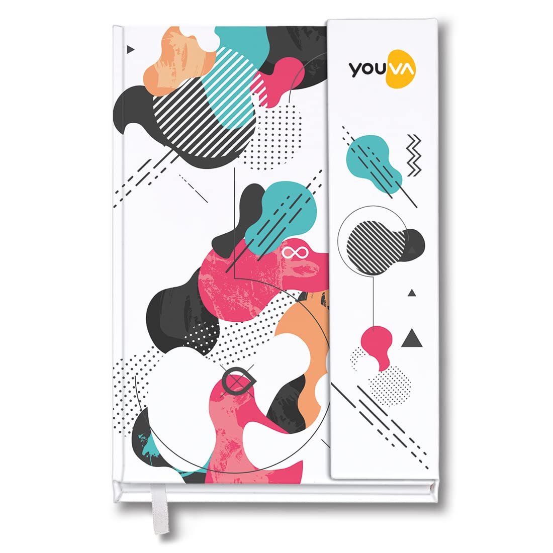 YOUVA Navneet Case Bound Magnetic My Notes | 14.8x21 cm | Single Line | 192 Pages | Pack of 1 - Image 11
