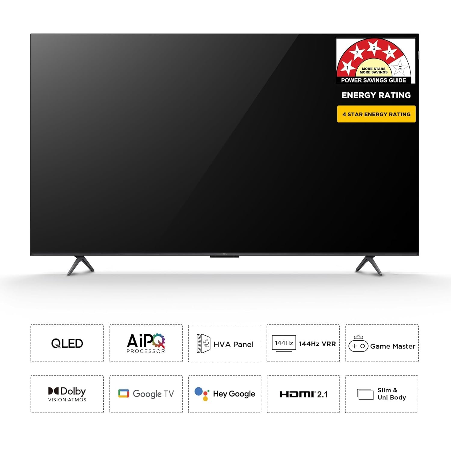 TCL 189 cm (75 inches) 4K Ultra HD Smart QLED Google TV 75T8C - Image 3