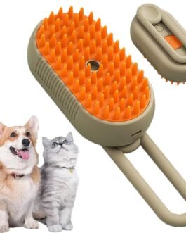 3 In1 Pet Steam Brush – One-Touch Spray Pet Hair Removal Tool 360°Rotating Handle Cat Brush With Steam Silicone Massage Comb Cat Brush For Shedding Multifunctional Dog Hair Brush 3 In1 Pet Steam Brush – One-Touch Spray Pet Hair Removal Tool 360°Rotating Handle Cat Brush With Steam Silicone Massage Comb Cat Brush For Shedding Multifunctional Dog Hair Brush