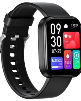 M I D116 Fitness Band Smart Watch for Men, Women, Boys, Girls, Kids – Single Touch Interface, Water Resistant, Workout Modes,Quick Charge Sports Smartwatch – Black I