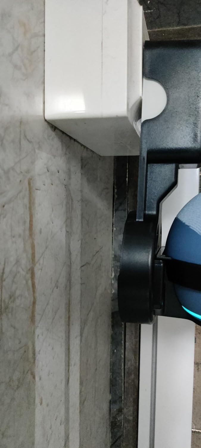 Saifsmart Outlet Wall Mount Hanger Holder Stand Accessories Case Built-in Plug Cable Management for Echo Dot 4th Gen/Echo Dot 5th Gen Smart Speaker (Black) - Image 6