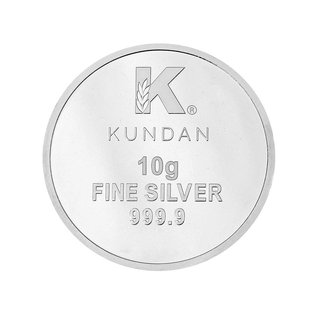 Kundan 999 Silver Lakshmi Ganesh Precious Coin - Image 2