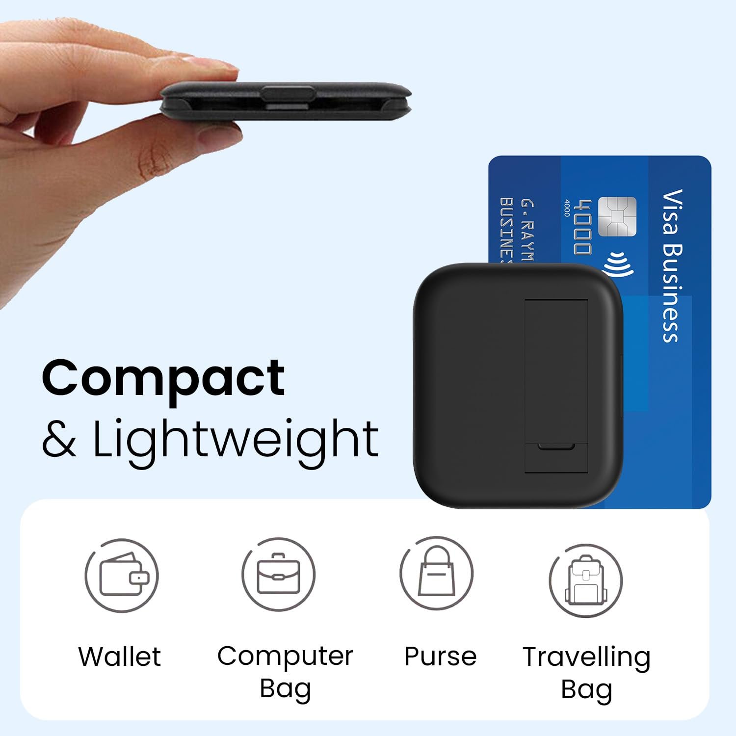 Portronics Snapcase 60W Multifunctional Fast Charging Data Cable Kit, Conversion Set USB A & Type C to Male Micro/Type C/Lightning,Data Transfer,Sim Storage,Sim Eject Pin,Pocket Mirror,Phone Holder - Image 5