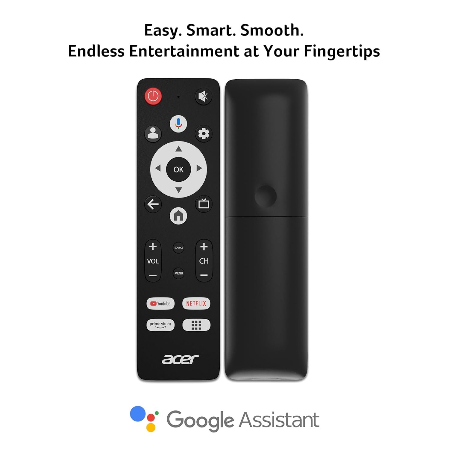 Acer 80 cm (32 inches) J Series HD Ready Smart Google LED TV (Black) - Image 4