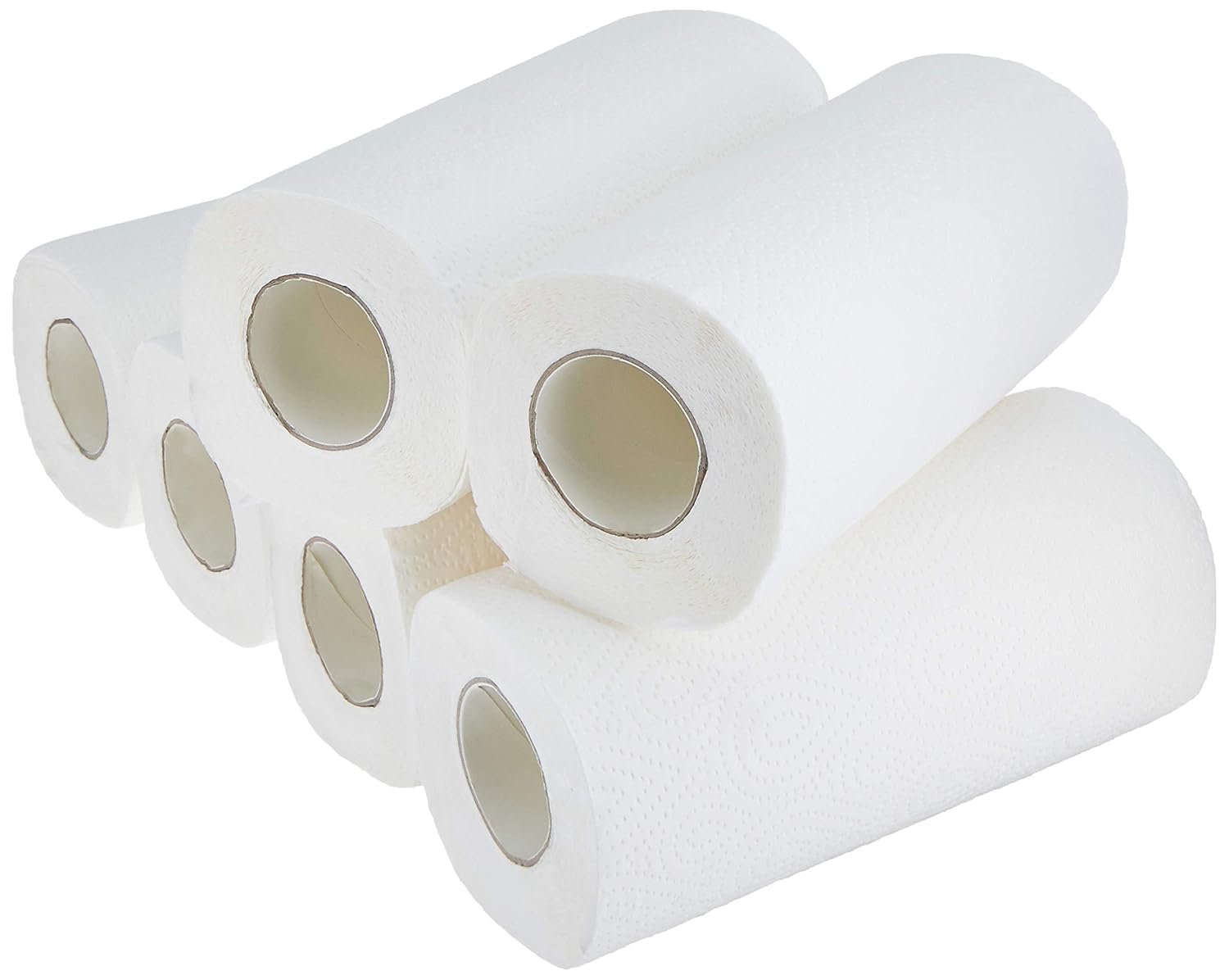Amazon Brand - Presto! 2 Ply Kitchen Tissue Rolls | 360 Pulls | 60 Kitchen Towels X 6 Rolls | Soft And Highly Absorbent | 100% Natural Virgin Cellulose Fiber - Image 3