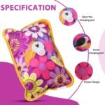 Hot Water Bag BLACK OLIVE® Heating Gel Bag For Pain Relief Electric Hot Pack Heat Pad Electric Heating Pad For Menstrual/Back Pain Men & Women With Charging Cord (Multicolour/Assorted)