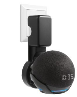 Verilux® Wall Mount Holder for Echo Dot 4th/5th Generation, Wall Holder for Alexa Echo Dot 4th/5th Gen A Space-Saving Solution with Cord Management for Your Smart Home Speakers, Black (Holder Only) Verilux® Wall Mount Holder for Echo Dot 4th/5th Generation, Wall Holder for Alexa Echo Dot 4th/5th Gen A Space-Saving Solution with Cord Management for Your Smart Home Speakers, Black (Holder Only)