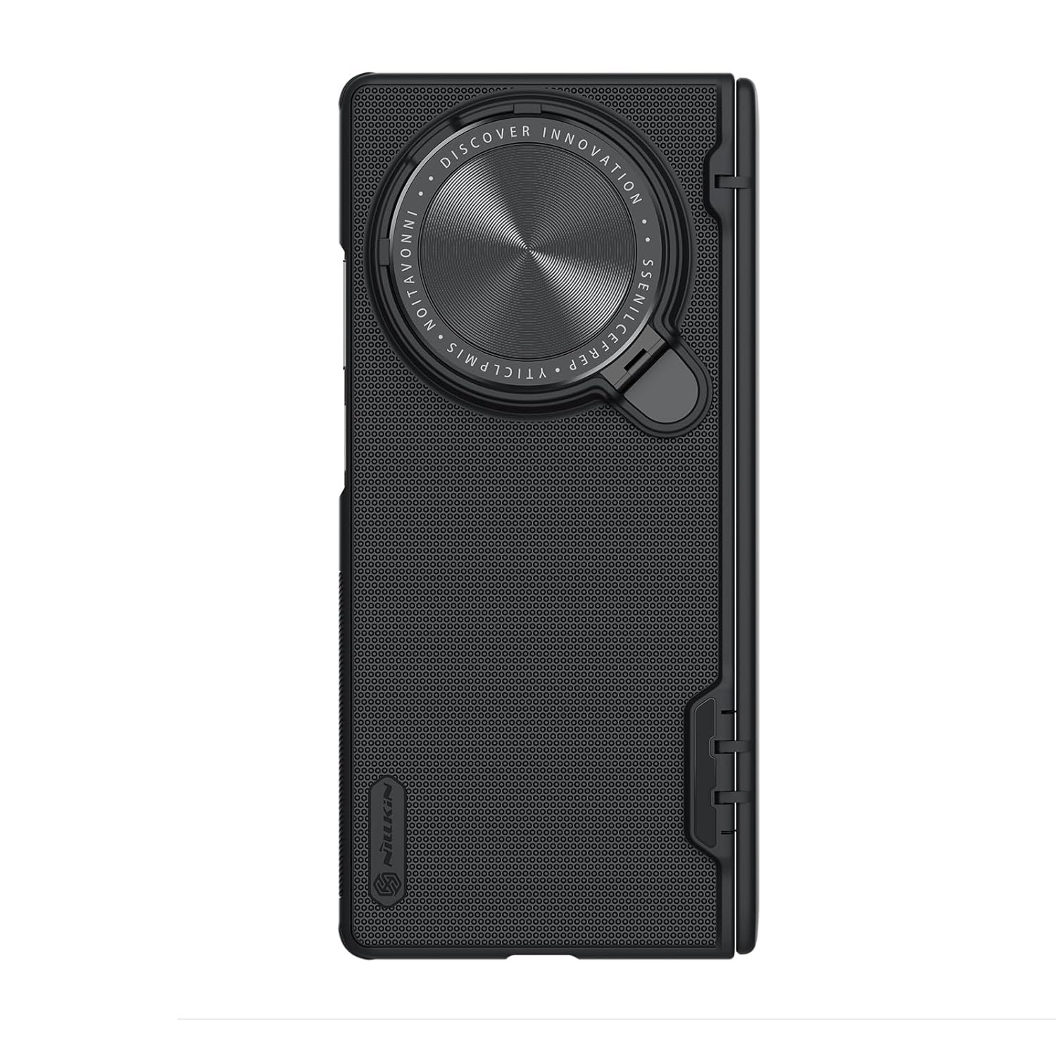 Nillkin Case for Vivo X Fold 3 Pro (8.03" Inch) Super Frosted Shield Prop Flip Style Lens Camera Protect Mobile Holder TPU + PC Wireless Charging Black Color - Image 2