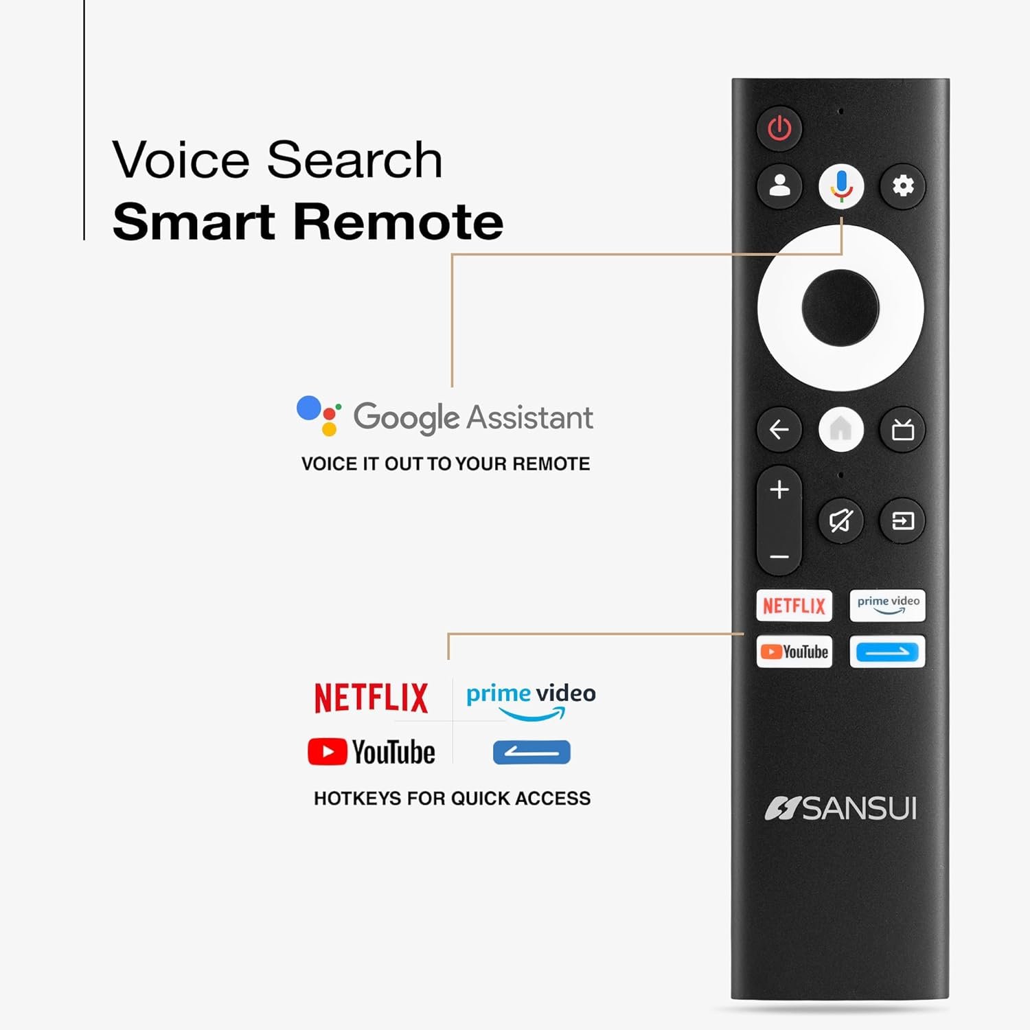 SANSUI 190 cm (75inch) 4K HDR Smart Google |HDR10+, HSR 120 Hz with Dolby Vision, Dolby Atmos & 30W Box Speaker QLED TV JSW75UG23QF (Midnight Black) - Image 14