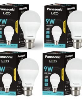 Panasonic 9 Watt LED Bulb, B22 Base 9W Bulb Light For Home, 25000+ BH with 1 Year Warranty, 6500K Cool Day Bulb (Pack of 4) Panasonic 9 Watt LED Bulb, B22 Base 9W Bulb Light For Home, 25000+ BH with 1 Year Warranty, 6500K Cool Day Bulb (Pack of 4)