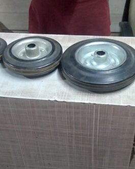 MOVERS SRT wheel (trolley rubber Tyre) with roller bearing and chrome plated rim 3 inch to 12 inch (10 inch srt wheel)