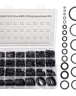 1200 Pcs O Ring, Repair Kit With Ring Box, Assorted 24 Sizes O-Rings for Automotive Plumbing And Household Repairs Including Pressure Washer Gun Accessories (Portable Car Washer Compatible) 1200 Pcs O Ring, Repair Kit With Ring Box, Assorted 24 Sizes O-Rings for Automotive Plumbing And Household Repairs Including Pressure Washer Gun Accessories (Portable Car Washer Compatible)