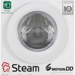 LG 7 Kg, 5 Star, Steam, Inverter Direct Drive Technology, 6 Motion DD, Fully-Automatic Front Load Washing Machine (FHB1207Z2W, Remove Allergens & Tough Stain, In-Built Heater, Essence White)