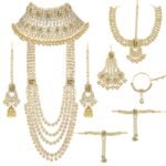 Peora Ethnic Indian Traditional Kundan Dulhan Bridal Jewelry Set Gift for Women