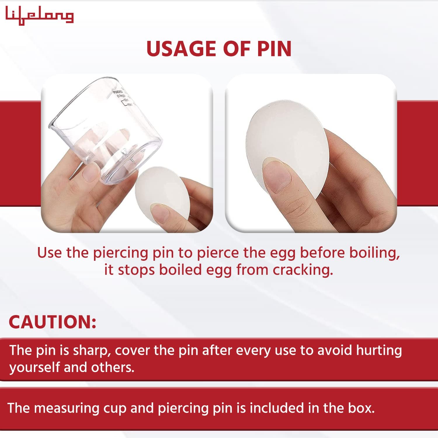 Lifelong 2-in1 Egg Boiler and Poacher 500-Watt (Black), Boil 8 eggs, Poach 4 eggs, Easy to clean| 3 Boiling Modes, Stainless Steel Body and Heating Plate, Automatic Turn-Off - Image 6