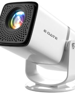 E GATE Atom 3X | Real Full HD 1080p Native, 13.0 Automatic Android Projector | 300 ISO | Rotatable Design | 4K HDR Support | Inbuilt Netflix, Prime | ARC-HDMI, USB, Wifi-6, BT, Screen Mirroring, Egate E GATE Atom 3X | Real Full HD 1080p Native, 13.0 Automatic Android Projector | 300 ISO | Rotatable Design | 4K HDR Support | Inbuilt Netflix, Prime | ARC-HDMI, USB, Wifi-6, BT, Screen Mirroring, Egate