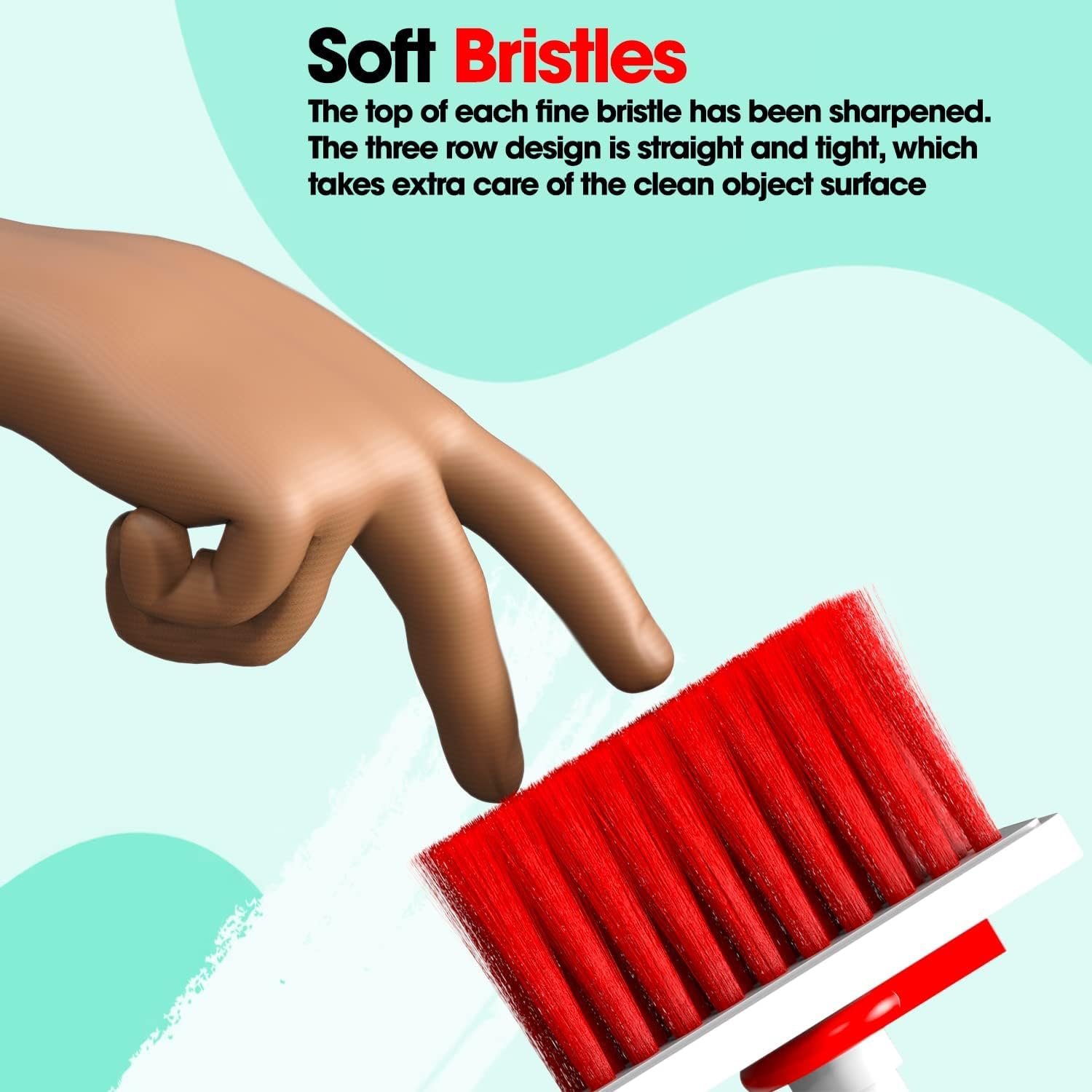 Sounce 5-in-1 Multi-Function Laptop Cleaning Brush/Keyboard Cleaning kit/Gadget Cleaning kit Gap Duster Key-Cap Puller for Laptop, Keyboard and Earphones - Image 7