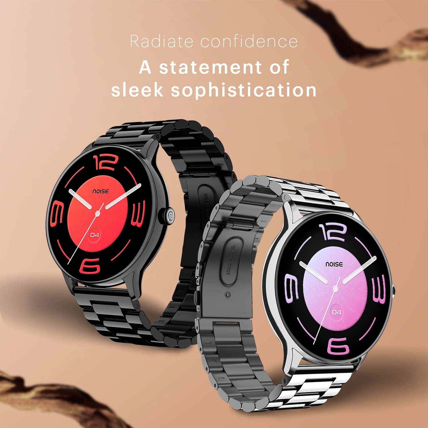 Noise Twist Go Round dial Smartwatch with BT Calling, 1.39" Display, Metal Build, 100+ Watch Faces, IP68, Sleep Tracking, 100+ Sports Modes, 24/7 Heart Rate Monitoring (Elite Black) - Image 4