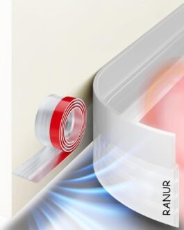 RANUR Silicone Self Adhesive Door Bottom Sealing Strip Guard for Home Door Protector for Home from Dust, Insects, Waterproof, Soundproof Door Seal, Door Air Blocker (1 Meter, Transparent) RANUR Silicone Self Adhesive Door Bottom Sealing Strip Guard for Home Door Protector for Home from Dust, Insects, Waterproof, Soundproof Door Seal, Door Air Blocker (1 Meter, Transparent)