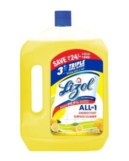Lizol Disinfectant Surface & Floor Cleaner Liquid, Citrus – 2 Litre | Suitable for All Floor Cleaner Mops | Kills 99.9% Germs| India’s #1 Floor Cleaner