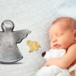 TREASURE WORLD COLLECTIBLES My Guardian Angel 1 Oz Silver Coin and 0.5 g Gold Coin Palau 2019