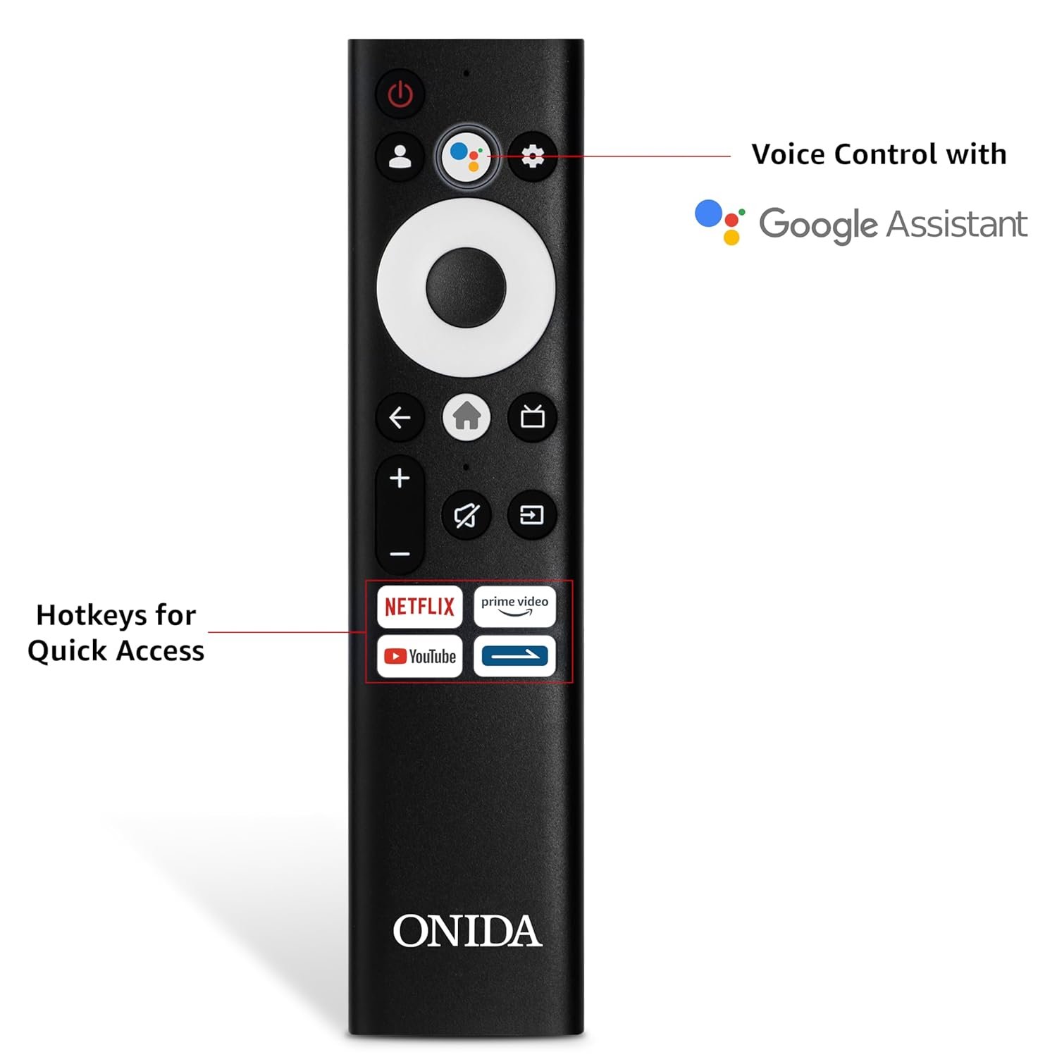 ONIDA 139 cm (55 inches) Nexg Series 4K QLED Smart Google TV QZ55UI - Image 8