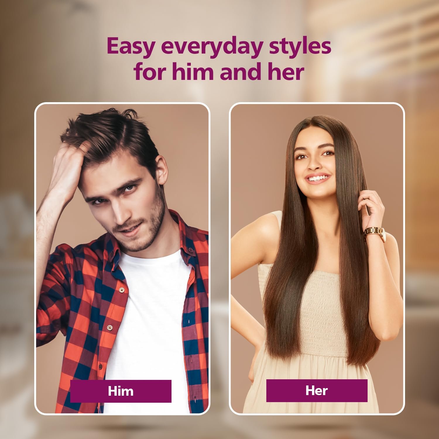 Philips Hair Dryer 1000 Watts | 2 Heat Settings (Hot/Warm) | ThermoProtect Technology prevents overheating | HP8100/60 - Blue | Perfect Blow Dry For Men & Women | 2 years Warranty - Image 8