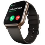 GOBOULT Drift+ Smart Watch 1.85”HD Screen, Bluetooth Calling, IP68, 500 Nits Brightness,150+ Watchfaces, AI Voice Assistant, SpO2 Monitoring, 100+ Sports Mode Smartwatch (Black Coffee)