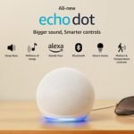 Amazon Echo Dot (5th Gen) | Smart speaker with Bigger sound, Motion Detection, Temperature Sensor, Alexa and Bluetooth| White