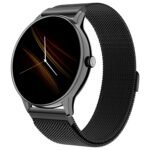 Noise Twist Go Round dial Smartwatch with BT Calling, 1.39″ Display, Metal Build, 100+ Watch Faces, IP68, Sleep Tracking, 100+ Sports Modes, 24/7 Heart Rate Monitoring (Black Link)