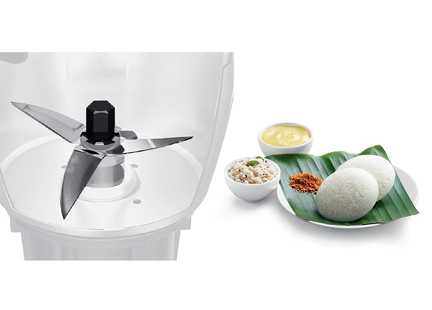 Bosch Pro 1000W Mixer Grinder MGM8842MIN - Black - Image 6