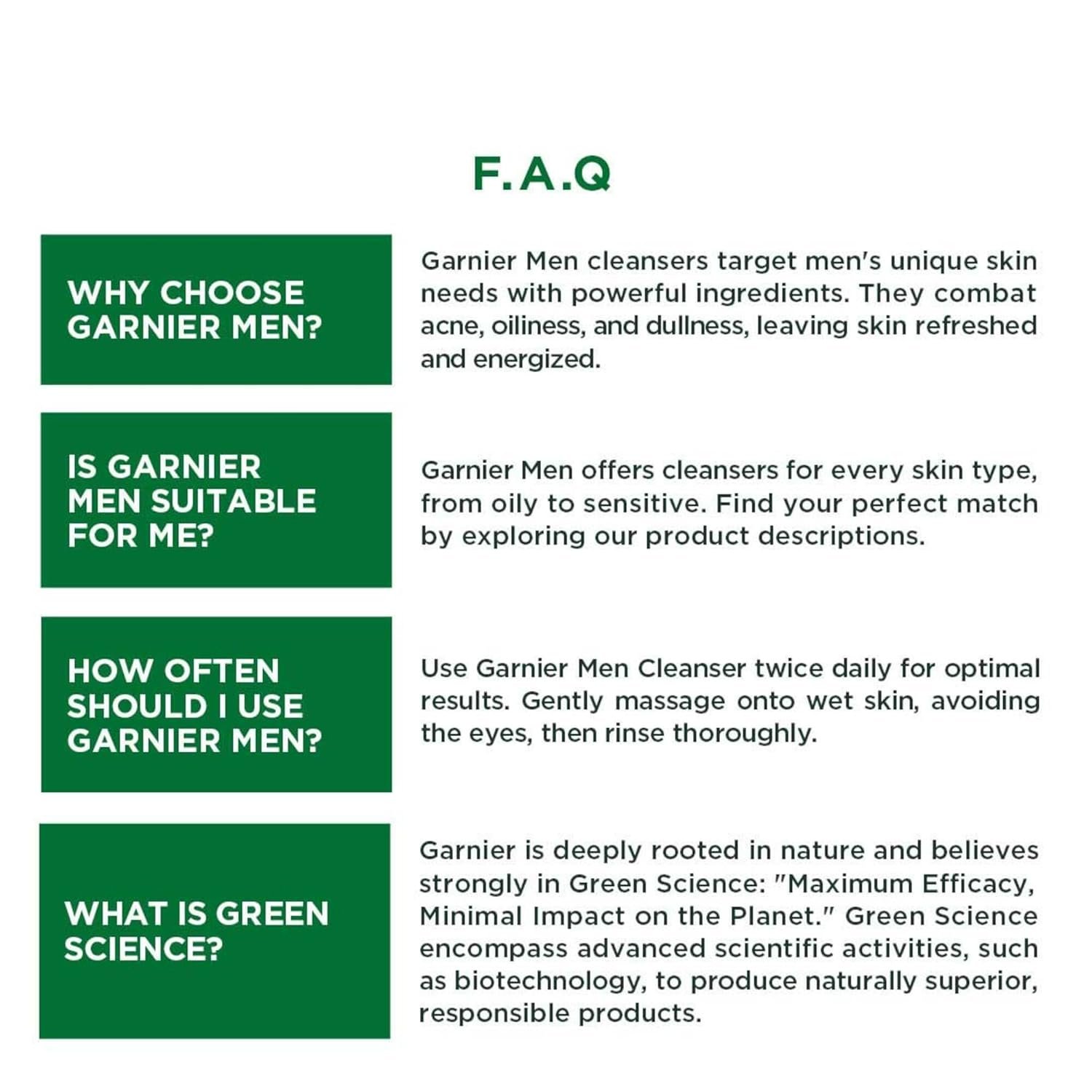 Garnier Men, Anti-Pimple Face Wash, Repairs Skin & Balances Oils, AcnoFight, 100 g - Image 7