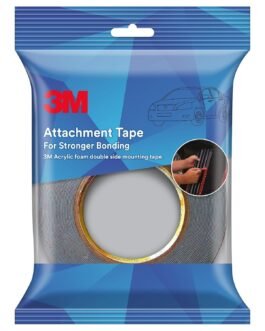 3M Attachment Tape for Stronger Bonding, Interior & Exterior Use in Automotive Areas with Double Side Acrylic Foam, Superior Adhesive, Easy to Use (12mmX4m, Grey, Pack of 2) 3M Attachment Tape for Stronger Bonding, Interior & Exterior Use in Automotive Areas with Double Side Acrylic Foam, Superior Adhesive, Easy to Use (12mmX4m, Grey, Pack of 2)