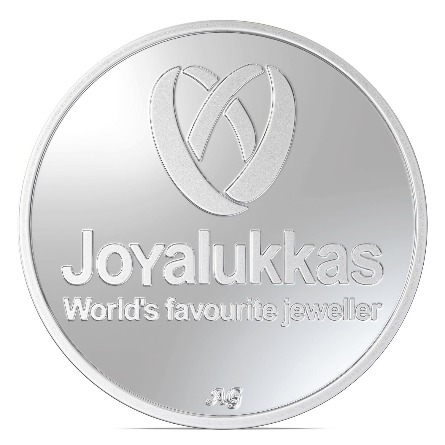Joyalukkas 999 Purity | Round Shape | Silver Coin | Lakshmi Ganesh Saraswathi Design (10Gram). - Image 2