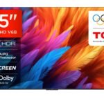 TCL 189 cm (75 inches) Metallic Bezel-Less Series 4K Ultra HD Smart LED Google TV 75V6B (Black) TCL 189 cm (75 inches) Metallic Bezel-Less Series 4K Ultra HD Smart LED Google TV 75V6B (Black)