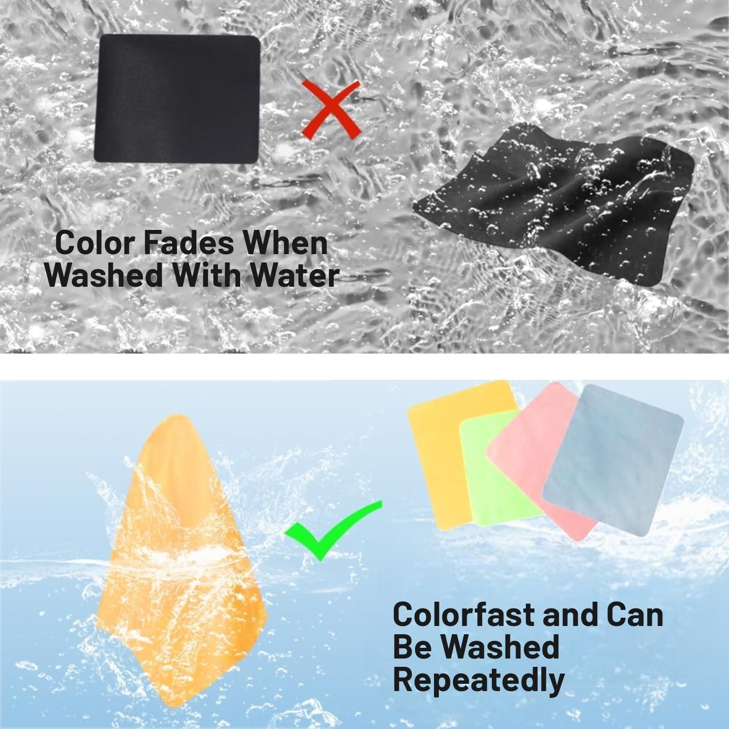 HUMBLE Microfiber Cleaning Cloth for Laptop Screens, Monitors, Keyboards, Phones, Cameras, Tablets, Sunglasses & More – Soft, Lint-Free, Reusable Wipes - Random Colors (Pack of 5) - Image 5