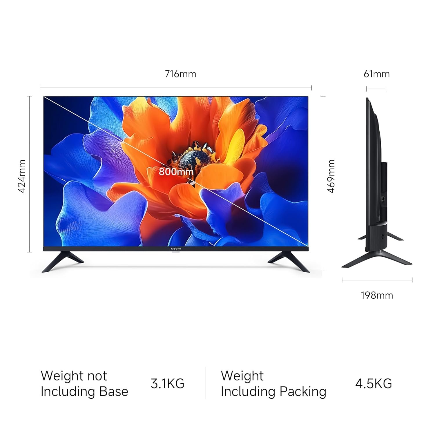 Xiaomi 80 cm (32 inches) A Pro QLED Series Smart TV L32MB-APIN - Image 6