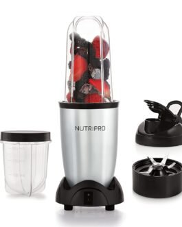 NutriPro Juicer Mixer Grinder – Smoothie Maker – 500 Watts (2 Jars & 1 Blade, Silver) – 2 Year Warranty NutriPro Juicer Mixer Grinder – Smoothie Maker – 500 Watts (2 Jars & 1 Blade, Silver) – 2 Year Warranty