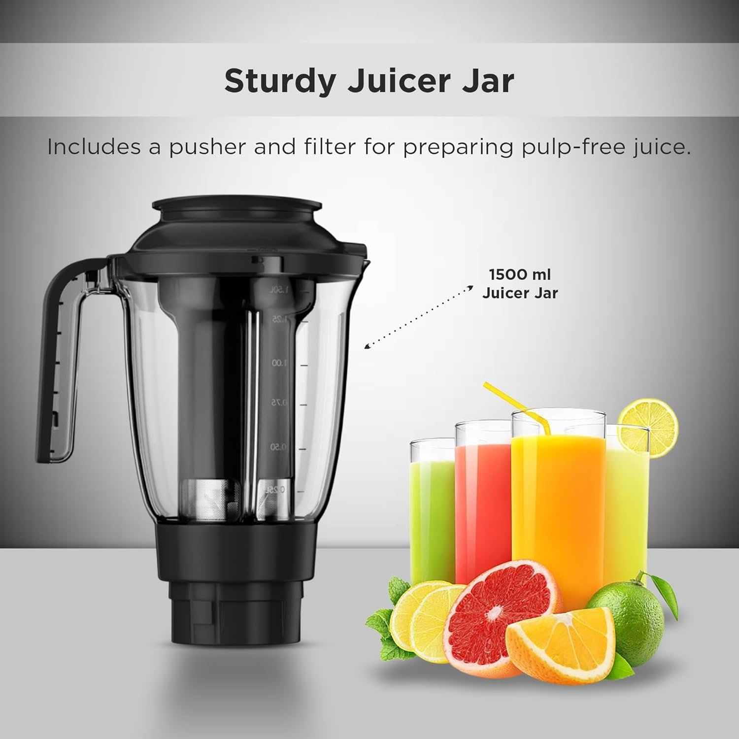 Butterfly Jet Elite Plus Mixer Grinder, 750W, 5 Jars, Grey - Image 5