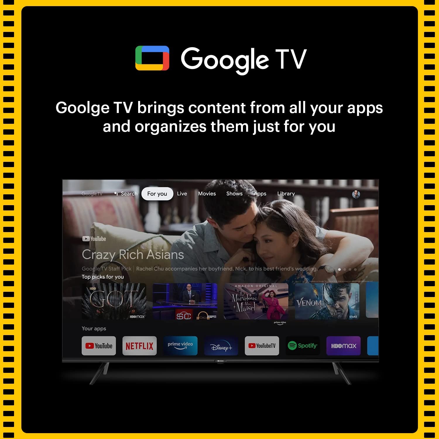 Kodak 139 Cm (55 Inches) Matrix Series 4K Ultra Hd Smart QLED Google Tv 55Mt5022, Black - Image 13