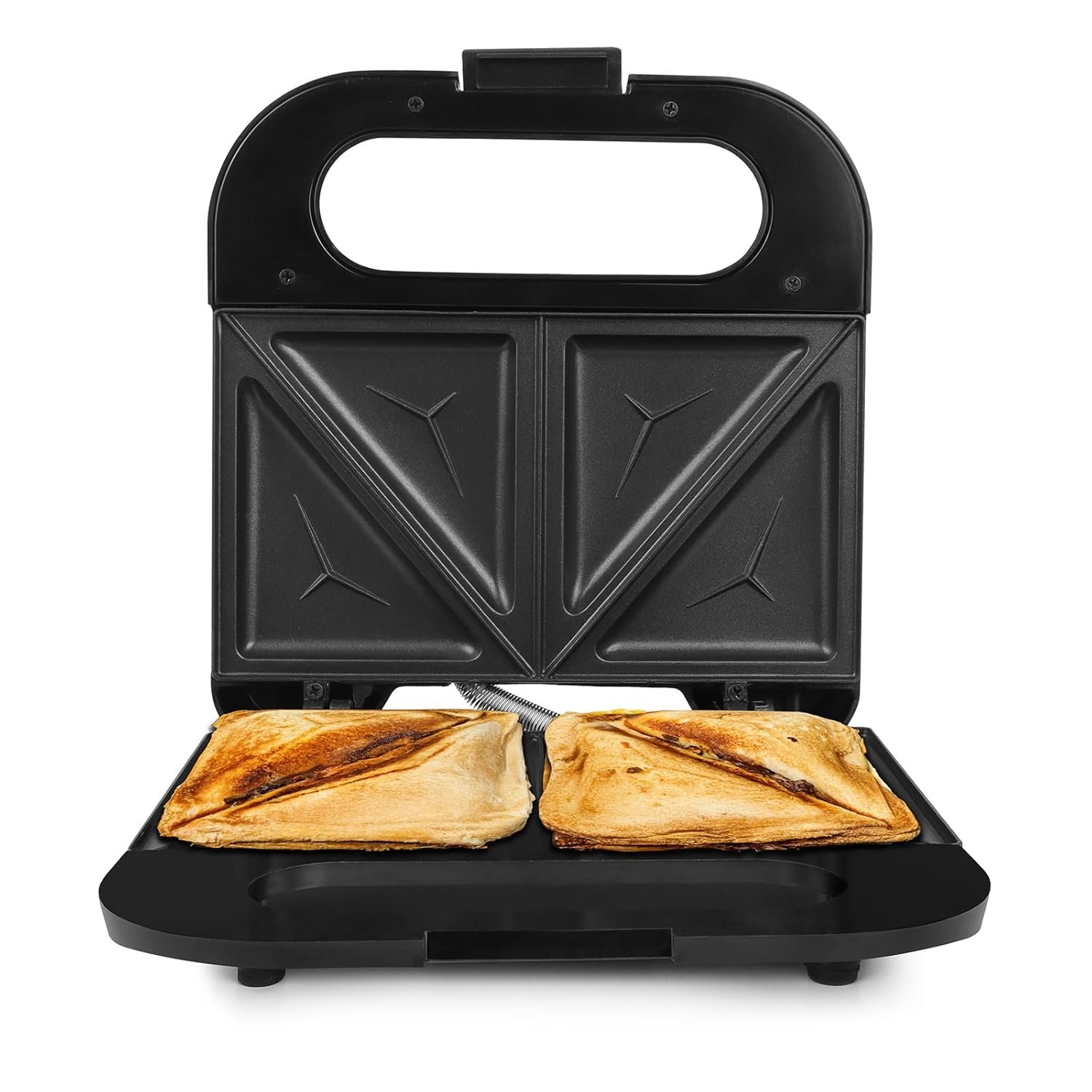 Milton Royal Express 800W Toaster Sandwich Maker | Auto Cut Off | Non-Stick Fixed Grill Plates | Easy Clean | Power Indicators | 1 year Manufacturer Warranty - Black
