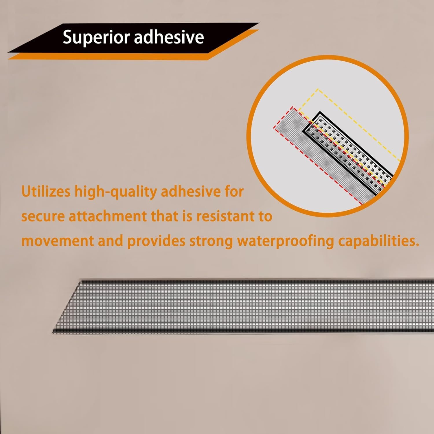 Rushwak Self Adhesive Mesh Roll for Bathroom Drain Kitchen Sink Strainer Disposable Hair Catcher Shower Drain Mesh Stickers Cuttable PVC Mesh Shower Drain Cover Hair Catcher for Any Length (12cm x 4m) - Image 7