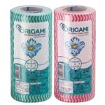 Origami Non-Woven Reusable & Washable Kitchen Towel Wipes (80 Wipes Per Roll, Total 160 Sheets)