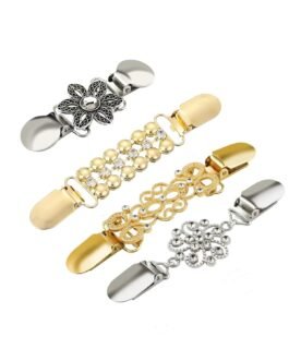 4PCS Shirt Clips Women, Cinch Clip, Cardigan Clip for Shirt, Secure Hold for Cardigans and Shirts Elegant Accessory for Public Events and Photo Shoots (2 Golden and 2 Silver) 4PCS Shirt Clips Women, Cinch Clip, Cardigan Clip for Shirt, Secure Hold for Cardigans and Shirts Elegant Accessory for Public Events and Photo Shoots (2 Golden and 2 Silver)