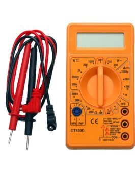 Electronic Spices Small Digital Multimeter, Multipurpose Electric meter Yellow/Red Electronic Spices Small Digital Multimeter, Multipurpose Electric meter Yellow/Red