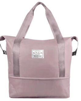 Storite Nylon 41 Cms Imported Foldable Travel Duffle Bag for Women, Expandable Lightweight Waterproof Carry Weekender Overnight Luggage Bag